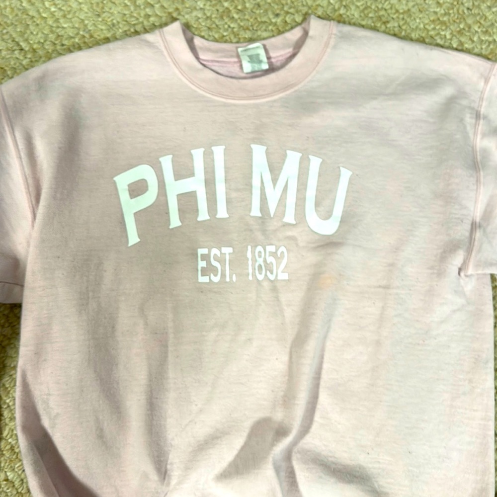 Phi mu crewneck